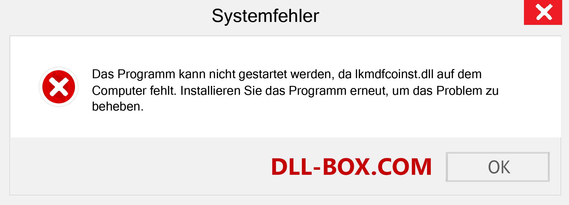 lkmdfcoinst.dll-Datei fehlt?. Download für Windows 7, 8, 10 - Fix lkmdfcoinst dll Missing Error unter Windows, Fotos, Bildern