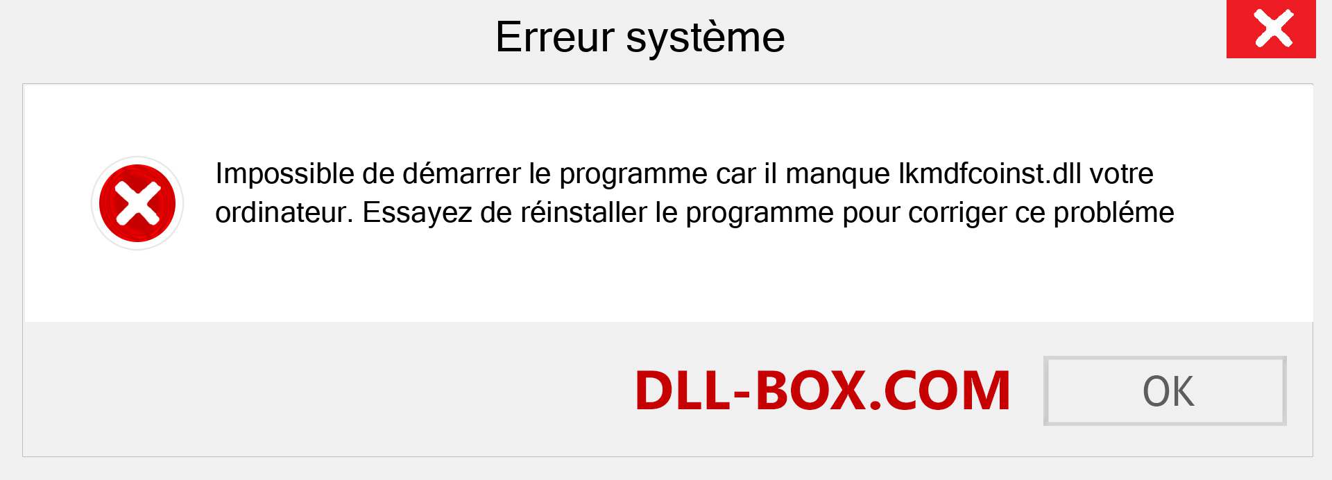 Le fichier lkmdfcoinst.dll est manquant ?. Télécharger pour Windows 7, 8, 10 - Correction de l'erreur manquante lkmdfcoinst dll sur Windows, photos, images